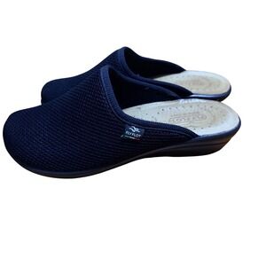 Fly Flot Womens Anatomic Anti-Shock Mesh Clogs Black Made in Italy Size 8‎ 8.5